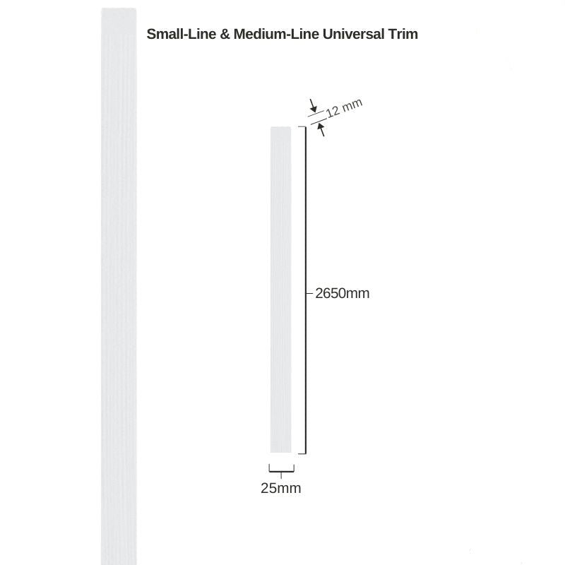 White Linerio Trim - Universal 2.65M