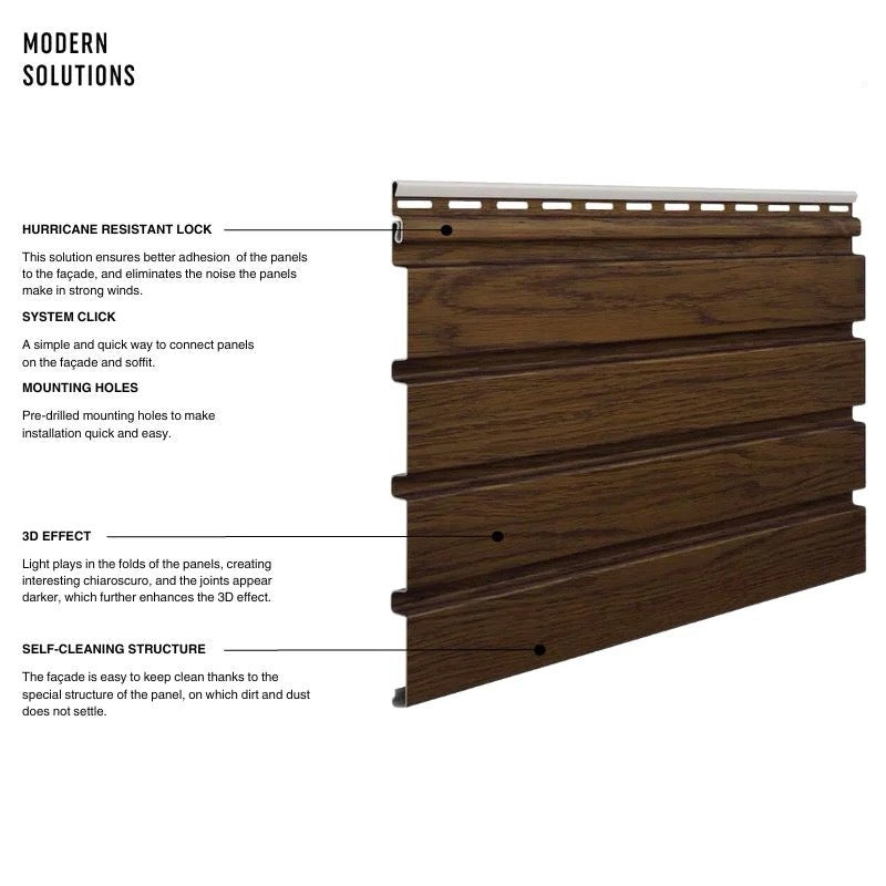 Fronto Slat Wall Panels - Walnut 2650mm